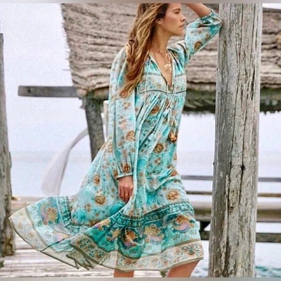 spell seashell boho dress Spell Seashell
